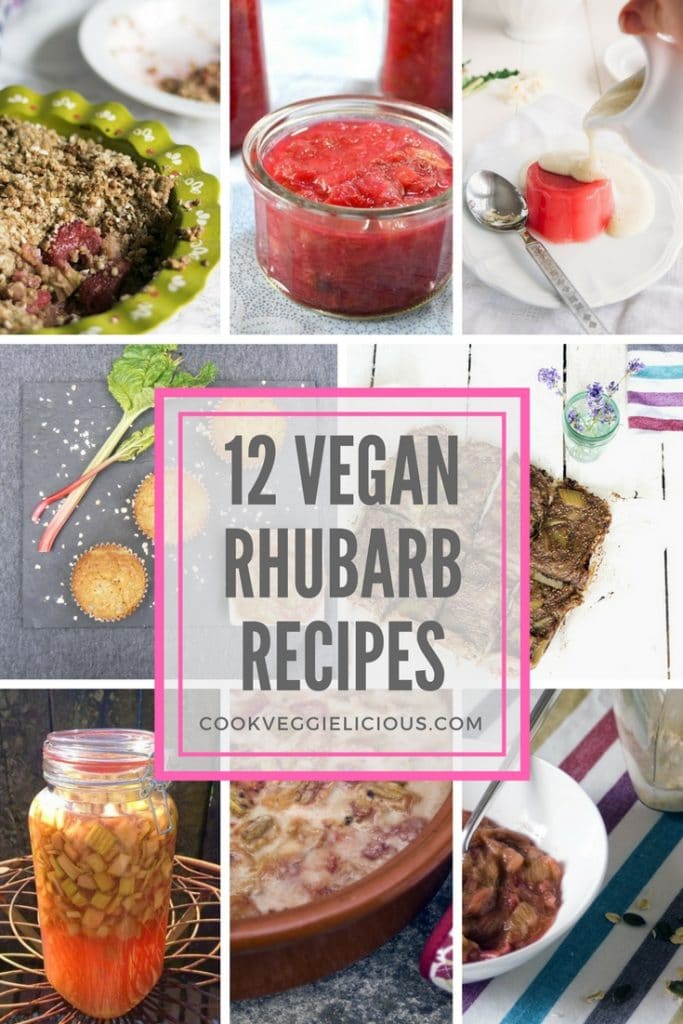 12 vegan rhubarb recipes
