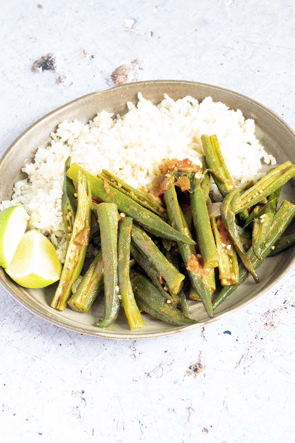 Sri Lankan okra curry Cook Veggielicious