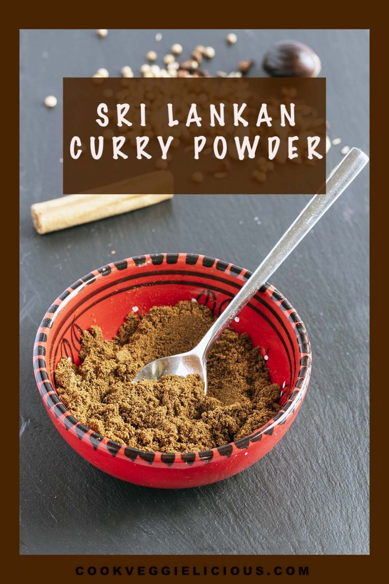 Roasted Sri Lankan curry powder Cook Veggielicious
