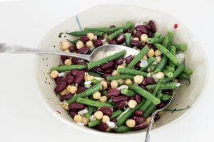 three bean salad by Cook Veggielicious