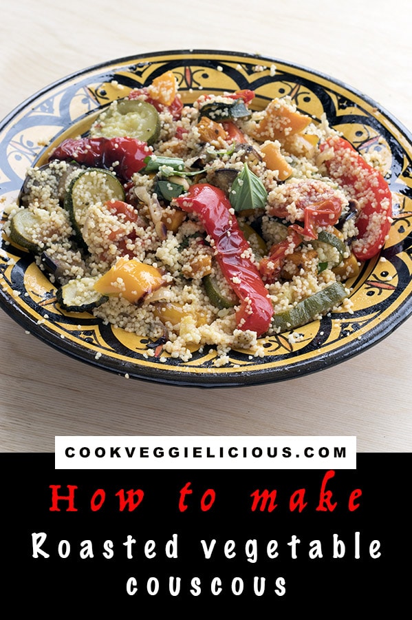 roasted vegetable cous cous by Cook Veggielicious