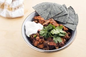 the best vegan chilli recipe by Cook Veggielicious