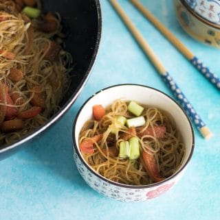 vegan singapore noodles