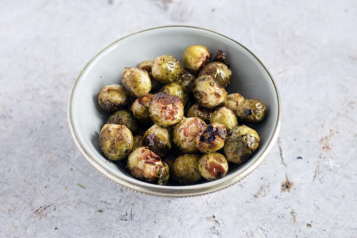 roasted balsamic brussels sprouts