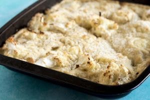 vegan cauliflower cheese by Cook Veggielicious