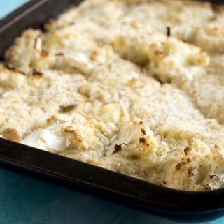 vegan cauliflower cheese by Cook Veggielicious