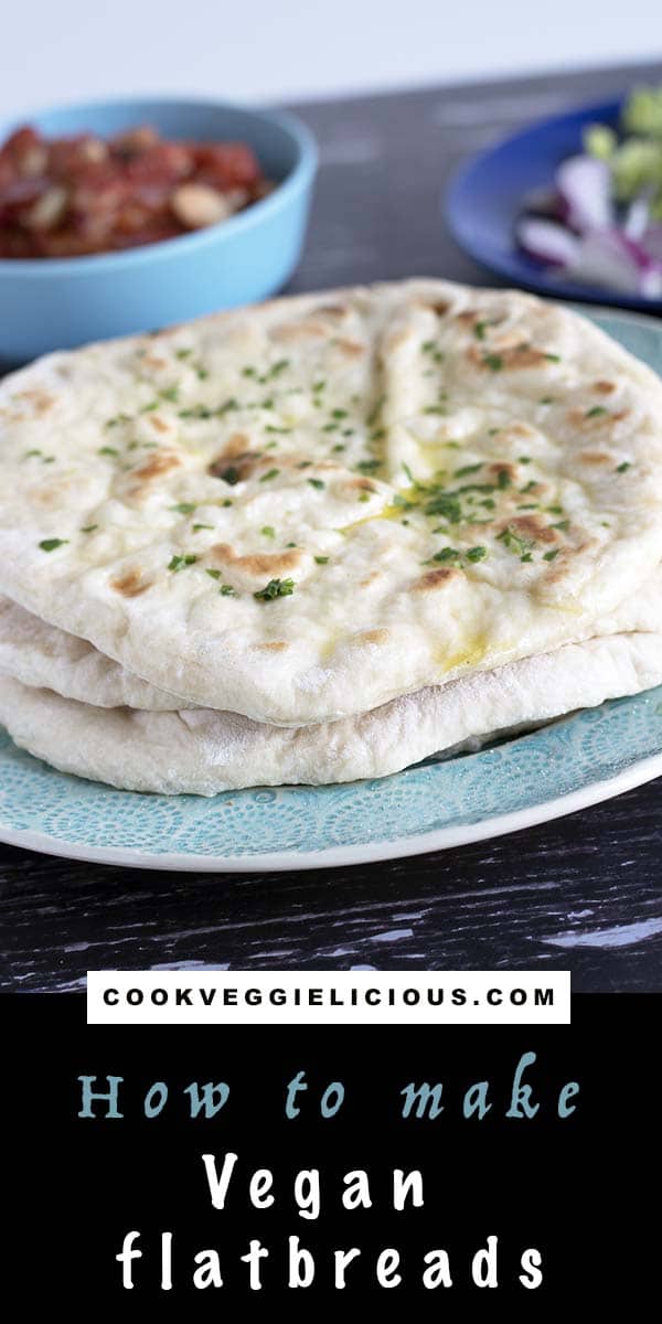 Easy homemade vegan flatbread Cook Veggielicious