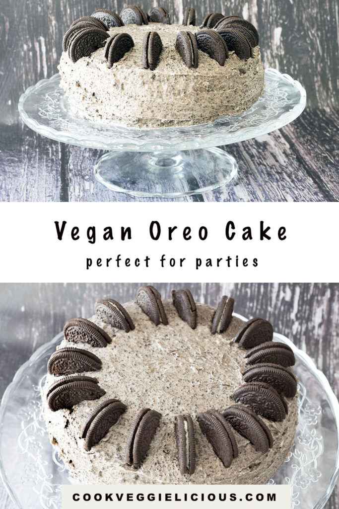 vegan chocolate oreo cake
