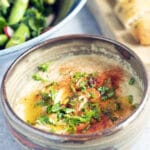 baba ganoush in bowl