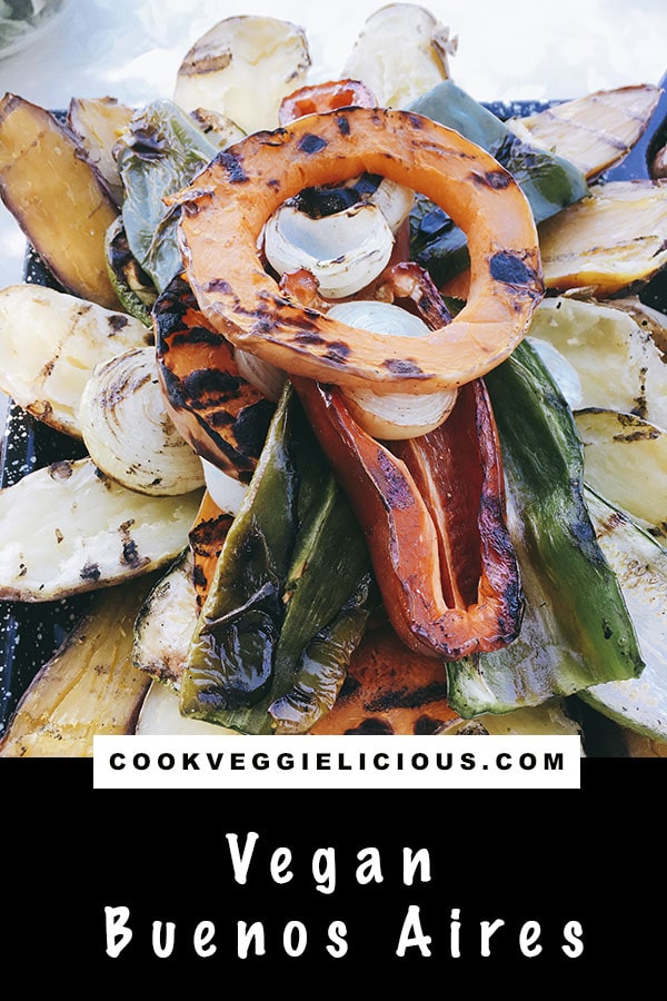 grilled vegetables demonstrating vegan buenos aires