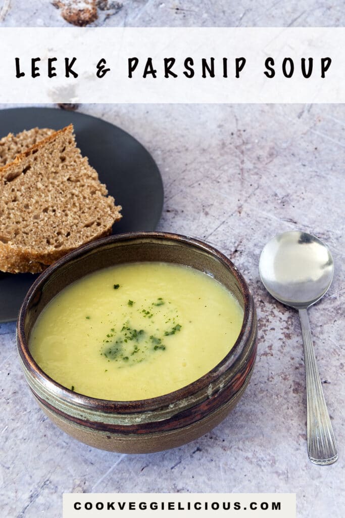 Leek and parsnip soup
