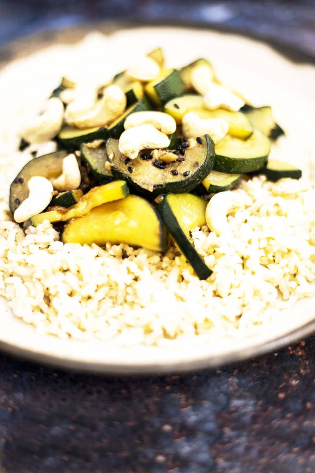 Courgette stir fry Cook Veggielicious