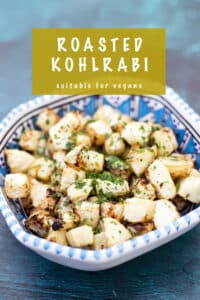 Roasted kohlrabi - Cook Veggielicious
