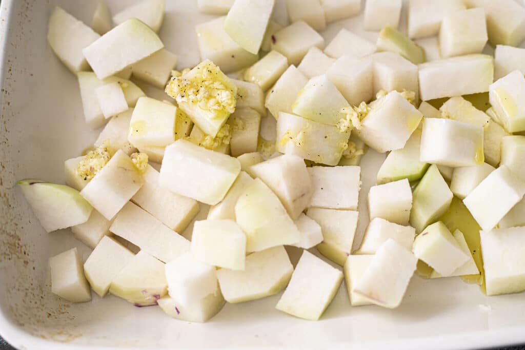 Roasted kohlrabi Cook Veggielicious